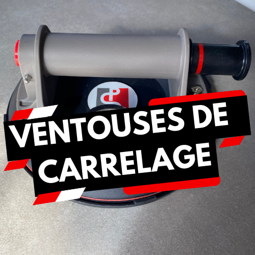 Ventouses Carrelage Professionnelles TilerGrip+ – Lot de 2 avec Valise Shaffer Pro