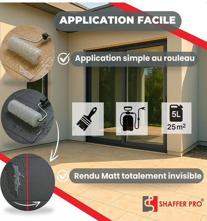Hydrofuge oléofuge de surface professionnel 5L - hydrofuge toiture/sols/murs & mobiliers travertin - SURFACE PROTEC- Shaffer Pro