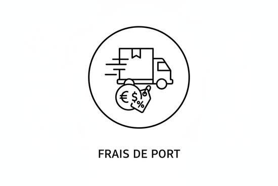 frais de port image noir et blanc