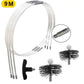 KIT DE RAMONAGE - 9 mètres - Brosses de ramonages diamétres 120 et 150 MM - Poêles à bois et pellets - SHAFFER PRO - Shaffer Pro