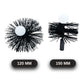 Kit de ramonage - poêles à bois et pellets - 6 métres - Lot de 2 brosse de ramonage 120 mm et 150 mm - SHAFFER PRO - Shaffer Pro