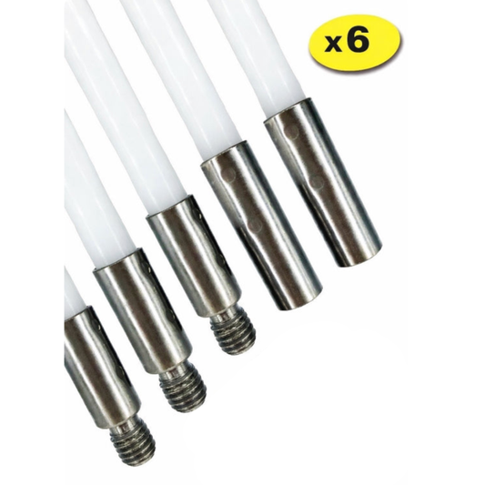 Kit Ramonage 6 Cannes 3m Poêle Pellet - Flexible Ø8mm