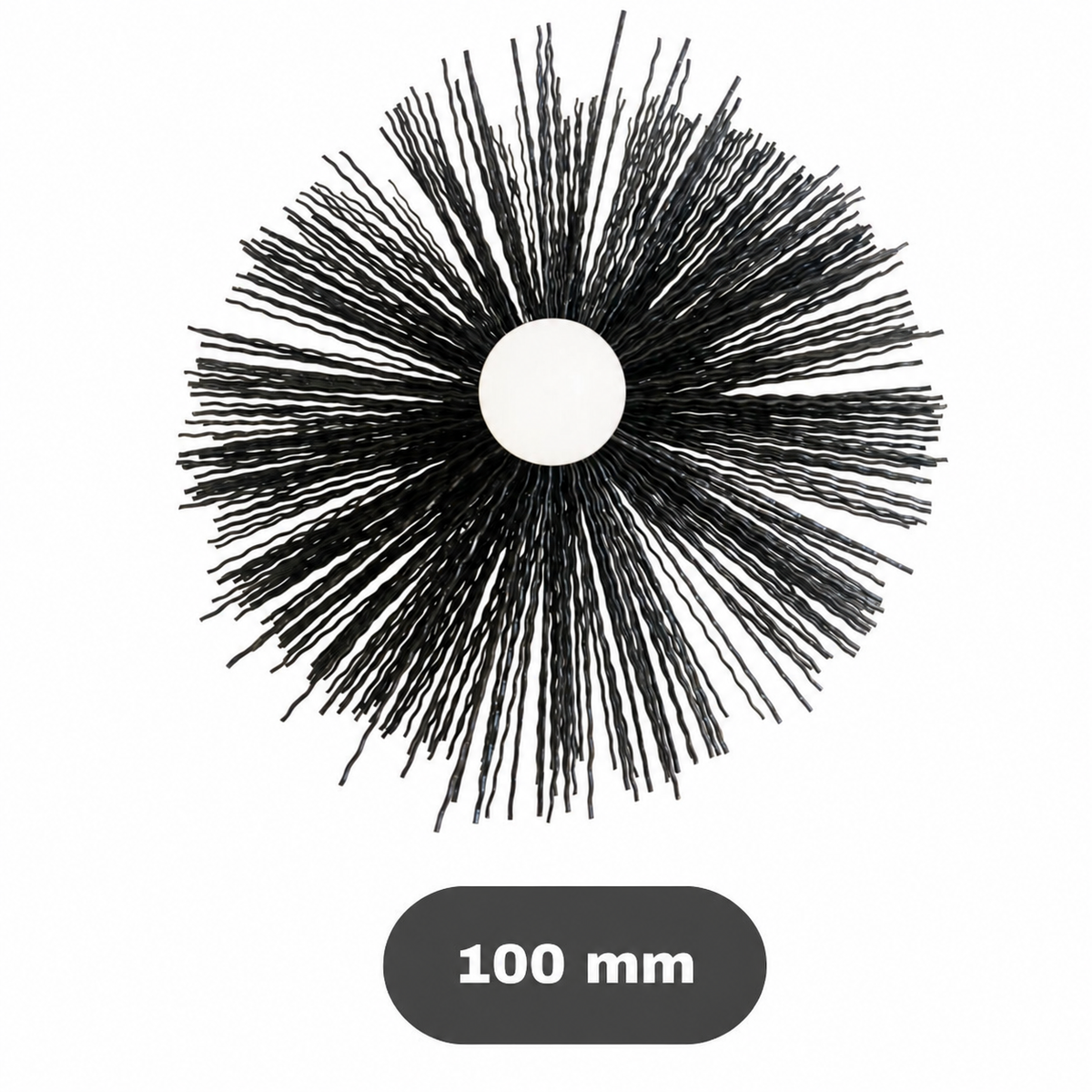 Brosse de Ramonage Nylon Ø100 mm – Hérisson pour Poêle à Pellets &amp; Granulés – Shaffer Pro