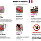 SHAFFER PRO LEVEL FIT - Lot de 1000 croisillons à cale autonivelante - 1,5 mm - Shaffer Pro